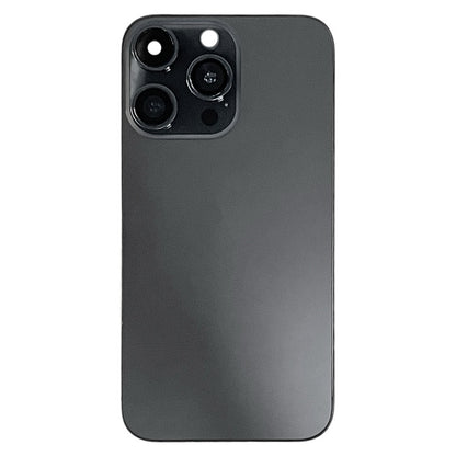Châssis arrière avec apparence imitation de l'iP15 Pro pour iPhone XR avec logo (noir )
