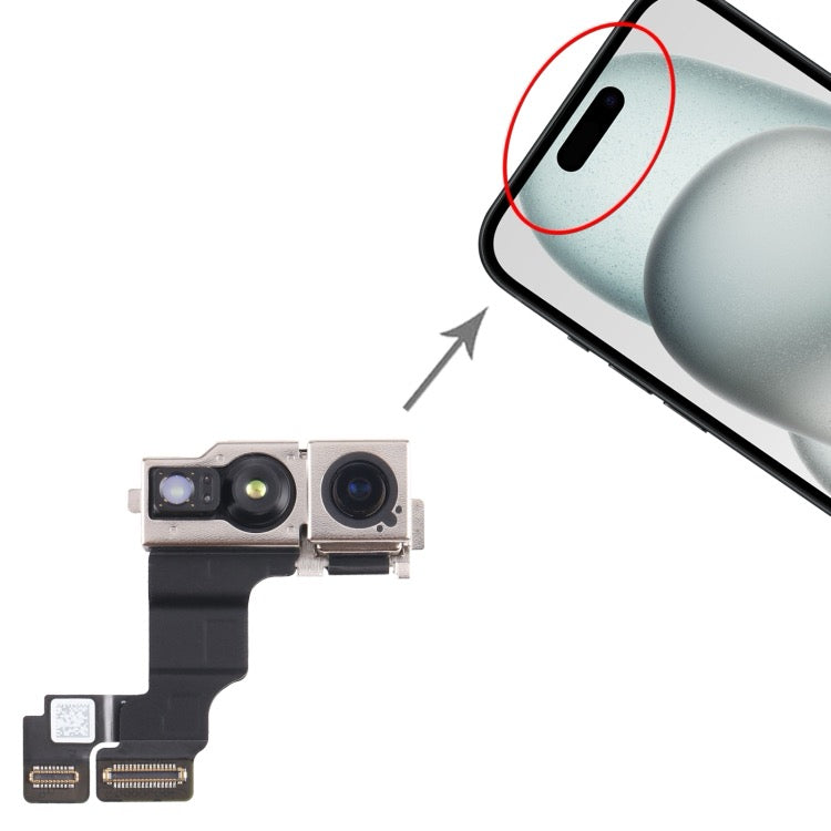 Pour caméra frontale iPhone 15