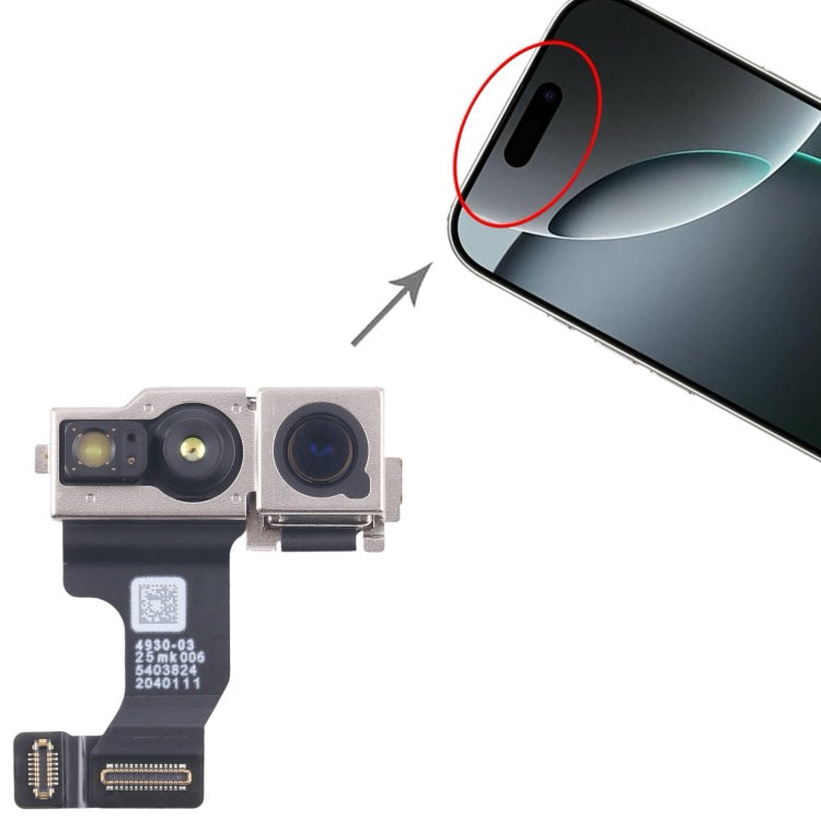 Pour iPhone 16 Plus Caméra frontale
