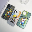 Coque d’iPhone 11 Double Couche Couleur Argent Série
Animal Peinture À L'huile Téléphone Cas (Duck Rush)