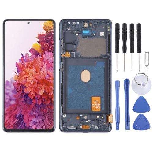 Écran LCD incell pour Samsung Galaxy S20 FE SM-G780 numériseur assemblage complet avec cadre, ne prenant pas en charge l'identification des empreintes digitales