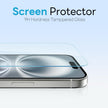 Pour iPhone 16 NORTHJO 3 en 1 PC Étui de téléphone magnétique avec film d'écran et film d'objectif (transparent)