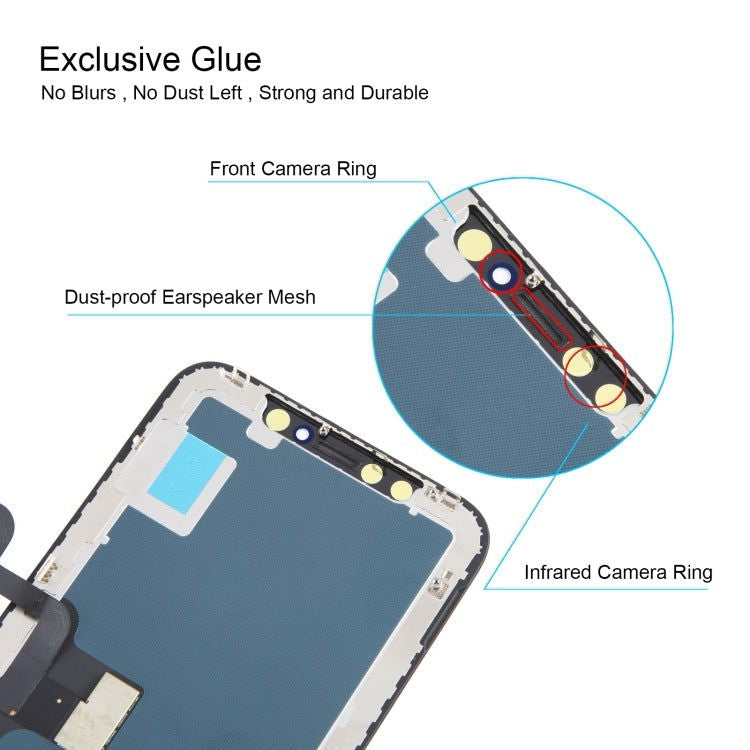 Ecran LCD iPhone X avec assemblage complet de numériseur - Wakeshopes