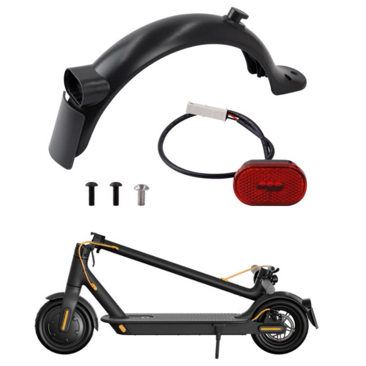 Fender / feu arrière électrique pour Xiaomi Mijia M365 Pro2 (noir)