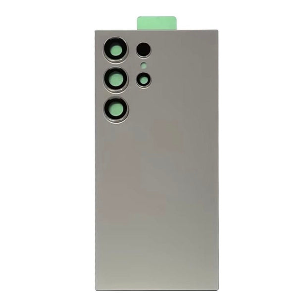 Pour Samsung Galaxy S24 Ultra SM-S928B Couvercle arrière de batterie OEM avec couvercle d'objectif d'appareil photo (gris)