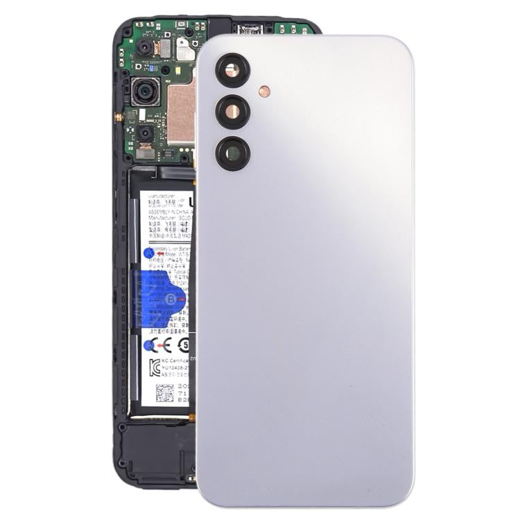 Coque arrière avec cache objectif pour Samsung Galaxy A14 5G SM-A146B (argent)