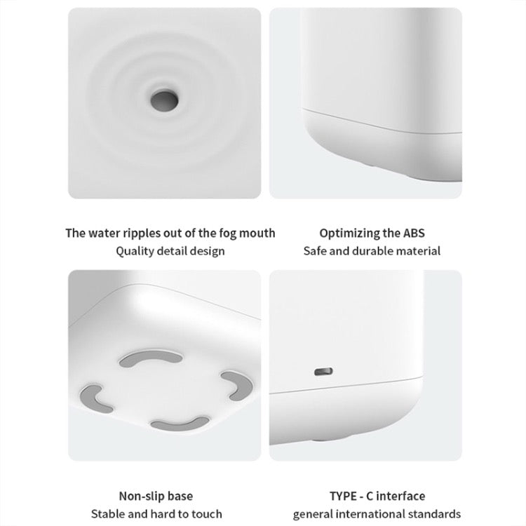 Humidificateur de goutte d'eau anti-gravité à affichage intelligent W1 LED - Wakeshopes