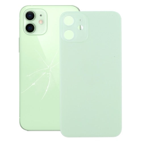 Vitre arrière iPhone 12 mini ( vert )avec logo