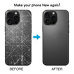 Pour iPhone 16 Pro Max Coque arrière de batterie en verre d'origine avec couvercle d'objectif d'appareil photo + aimant MagSafe (noir)