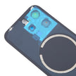 Pour iPhone 15 pro vitre arrière de la batterie avec couvercle d'objectif d'appareil photo + aimant MagSafe avec logo