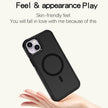 Coque iPhone 15 Armor Magsafe PC Hybrid TPU Phone Case (Noir)