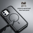 Coque iPhone 12 Armor Magsafe PC Hybrid TPU Phone Case (Noir)
