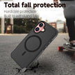 Coque iPhone 16 Armor Magsafe PC Hybrid TPU Phone Case (Noir)