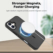 Coque iPhone 16 Plus Armor Magsafe PC Hybrid TPU Phone Case (Noir)