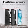 Coque iPhone 16 Plus Armor Magsafe PC Hybrid TPU Phone Case (Noir)