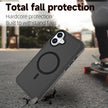 Coque iPhone 16 Plus Armor Magsafe PC Hybrid TPU Phone Case (Noir)