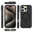 Coque iPhone 16 Pro Max Armor Magsafe PC Hybrid TPU Phone Case (Noir)
