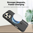 Coque iPhone 16 Pro Max Armor Magsafe PC Hybrid TPU Phone Case (Noir)