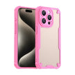 Coque de téléphone hybride PC TPU Armor Glaze pour iPhone 15 Pro