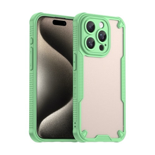 Coque de téléphone hybride PC TPU Armor Glaze pour iPhone 15 Pro