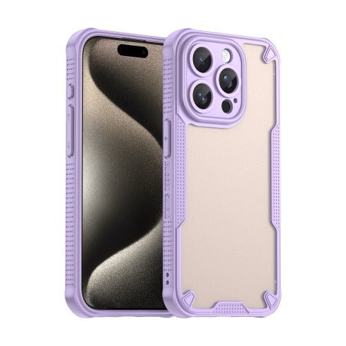 Coque de téléphone hybride PC TPU Armor Glaze pour iPhone 15 Pro