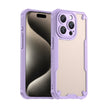Coque de téléphone hybride PC TPU Armor Glaze pour iPhone 15 Pro Max
