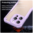 Coque de téléphone hybride PC TPU Armor Glaze pour iPhone 15 Pro Max