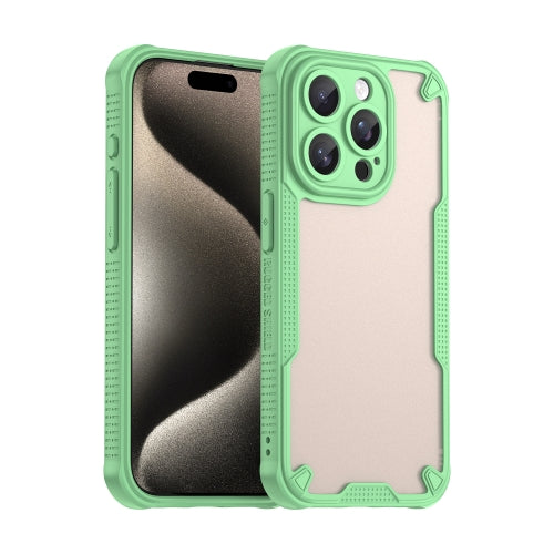 Coque de téléphone hybride PC TPU Armor Glaze pour iPhone 15 Pro Max