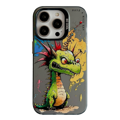 Coque Série de peinture à l'huile à motif animal PC + TPU Phone Case  (Dragon)