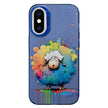 Coque Série de peinture à l'huile à motif animal PC + TPU Phone Case (mouton)