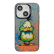 Coque Série de peinture à l'huile à motif animal PC + TPU Phone Case (Wrath Duck)