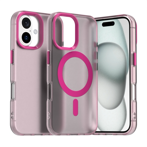 Coque de téléphone iPhone 16 Candy Magsafe PC Hybrid TPU Coque de téléphone