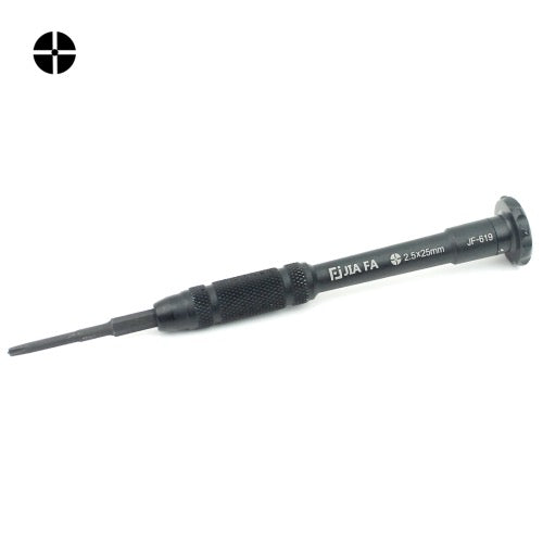 JIAFA JF-619-2.5 Tournevis à lunette centrale de réparation à pointe cruciforme creuse 2,5 x 30 mm
pour iPhone (Noir) - Wakeshopes
