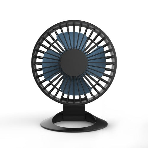 Mini ventilateur de bureau de bureau silencieux USB étudiant F2, noir sans batterie - Wakeshopes