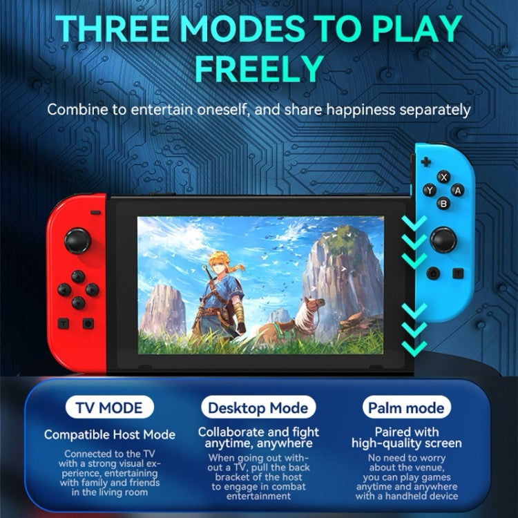 Poignée gauche et droite de jeu avec lumières
RVB, sensation de corps, manette de jeu Bluetooth pour Switch/Switch OLED/Switch Pro/Switch Lite/ Switch Joycon (vert bleu ) - Wakeshopes