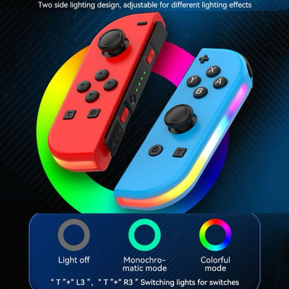 Poignée gauche et droite de jeu avec lumières
RVB, sensation de corps, manette de jeu Bluetooth pour Switch/Switch OLED/Switch Pro/Switch Lite/ Switch Joycon (vert bleu ) - Wakeshopes