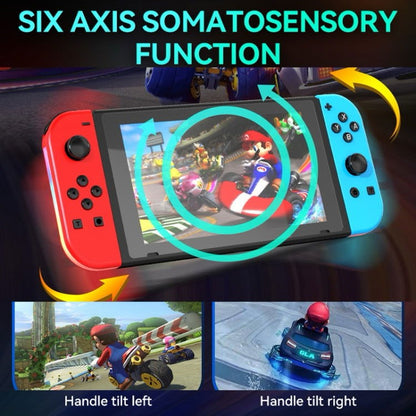 Poignée gauche et droite de jeu avec lumières
RVB, sensation de corps, manette de jeu Bluetooth pour Switch/Switch OLED/Switch Pro/Switch Lite/ Switch Joycon (vert bleu ) - Wakeshopes