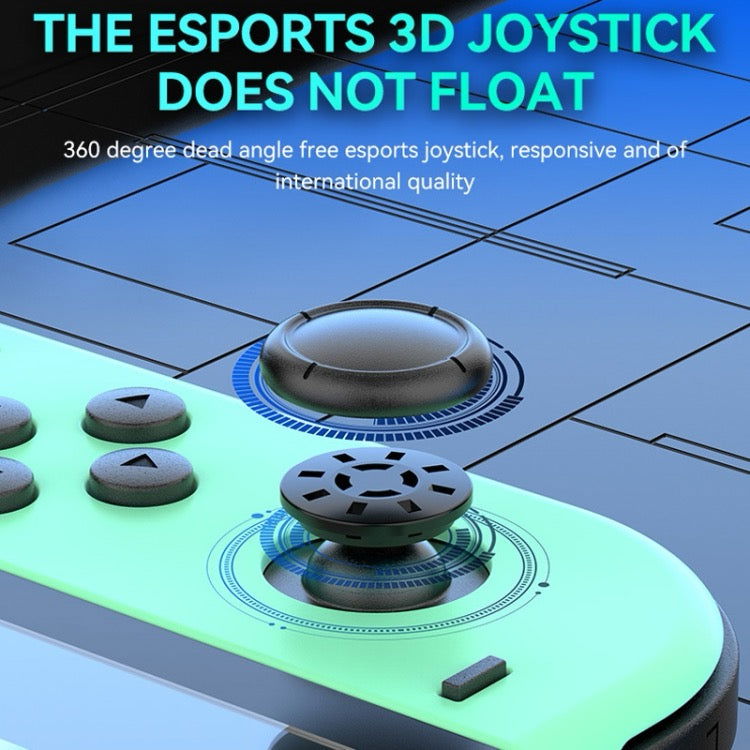 Poignée gauche et droite de jeu avec lumières
RVB, sensation de corps, manette de jeu Bluetooth pour Switch/Switch OLED/Switch Pro/Switch Lite/ Switch Joycon (vert bleu ) - Wakeshopes