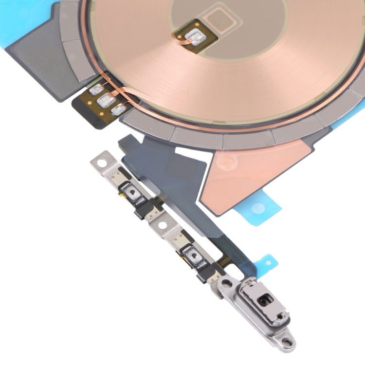 Pour iPhone 14 Pro Max Module de charge sans fil NFC avec câble flexible d'alimentation et de volume - Wakeshopes