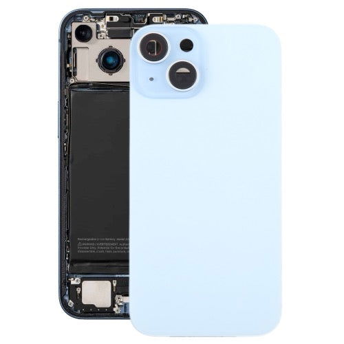 Pour iPhone 15 Plus vitre arrière de batterie en verre avec couvercle d'objectif d'appareil photo - Wakeshopes