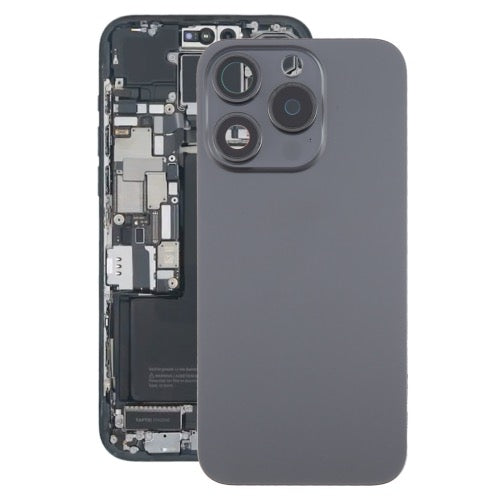 Pour iPhone 15 pro vitre arrière de la batterie avec couvercle d'objectif d'appareil photo + aimant MagSafe - Wakeshopes