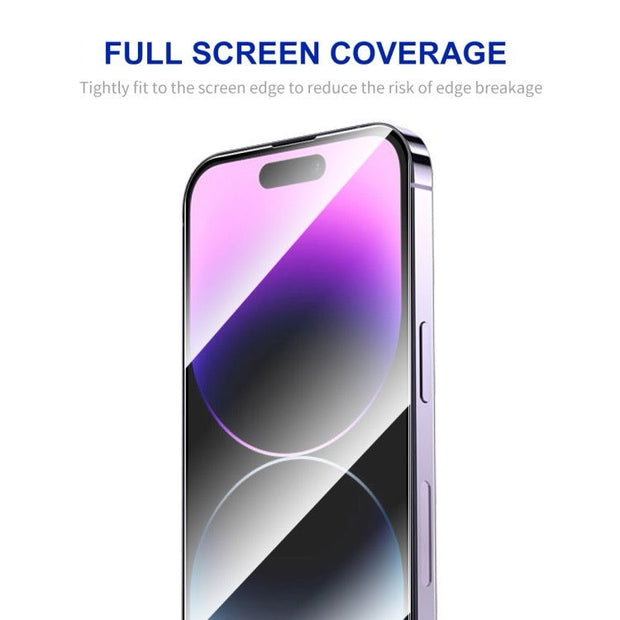Pour iPhone 16 10pcs Film de verre trempé à haute teneur en aluminium-silicium à colle complète - Wakeshopes