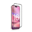 Pour iPhone 16 2.5D Film en verre trempé à couverture complète avec colle complète - Wakeshopes