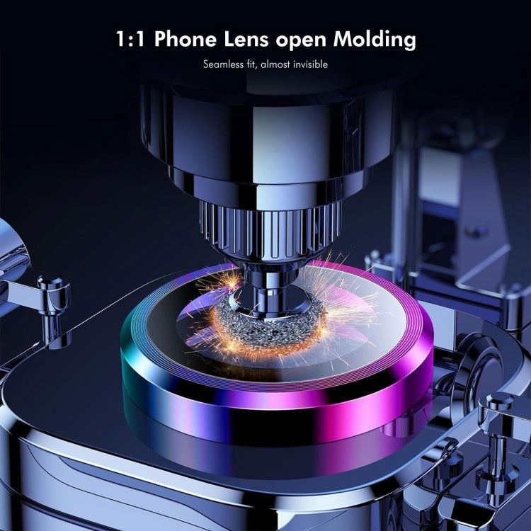 Pour iPhone 16  2 pièces 
Hat-Prince 9H Film de verre trempé pour objectif de caméra arrière - Wakeshopes