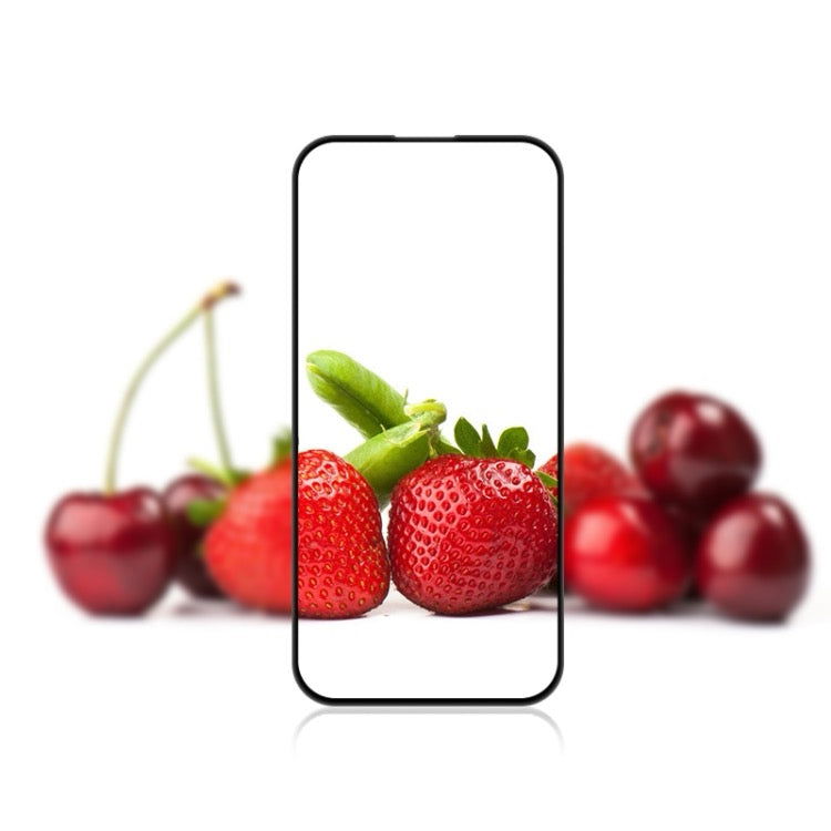 Pour iPhone 16 Plus 2.5D Film en verre trempé à couverture complète avec colle complète - Wakeshopes