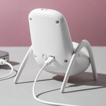 Titulaire de téléphone portable Petit ventilateur USB
Charge avec titulaire de ventilateur de bureau à la lumière respiratoire - Wakeshopes