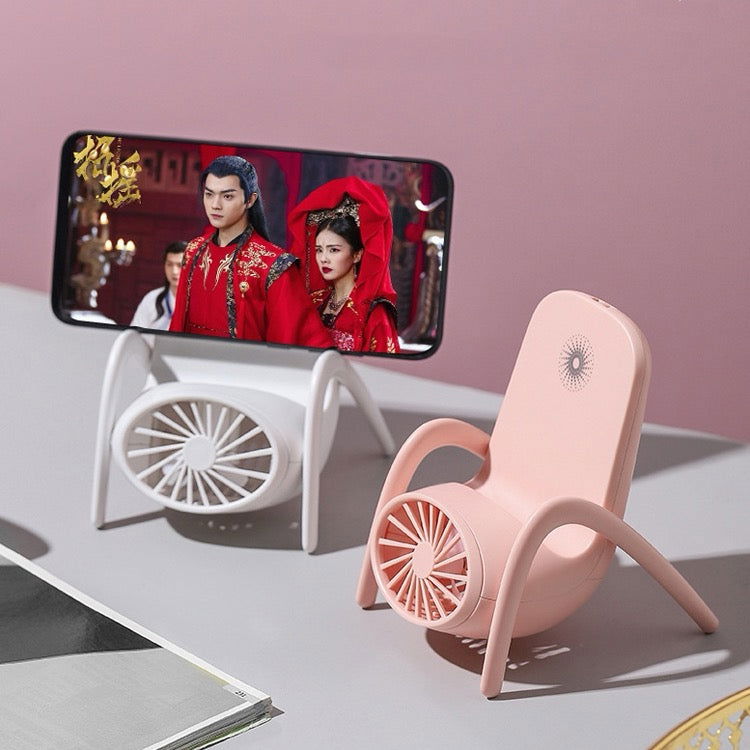 Titulaire de téléphone portable Petit ventilateur USB
Charge avec titulaire de ventilateur de bureau à la lumière respiratoire - Wakeshopes