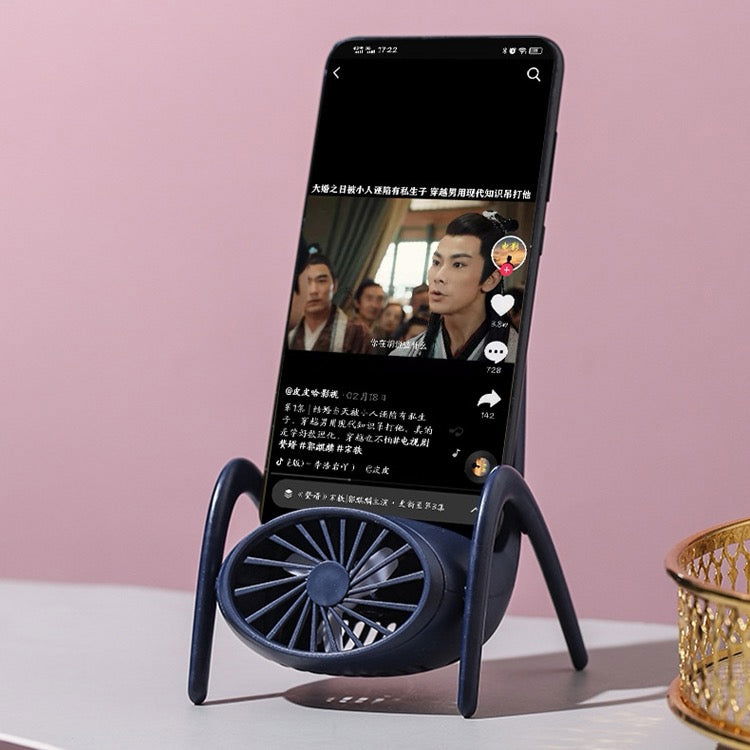 Titulaire de téléphone portable Petit ventilateur USB
Charge avec titulaire de ventilateur de bureau à la lumière respiratoire - Wakeshopes