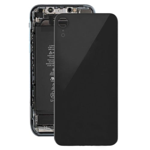 Vitre arrière avec adhésif pour iPhone XR avec logo - Wakeshopes