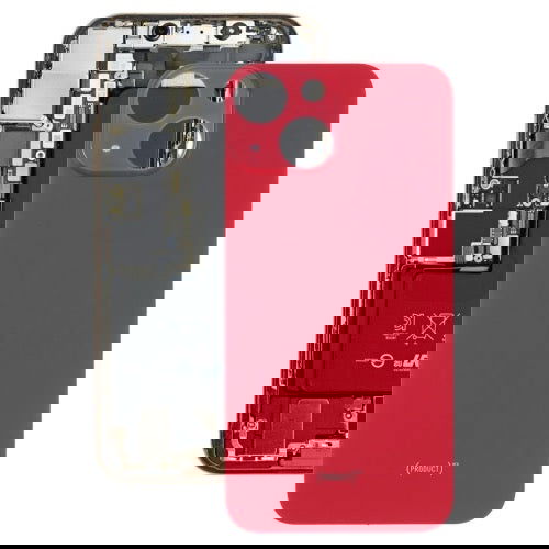 Vitre arrière pour iPhone 13 mini avec logo - Wakeshopes